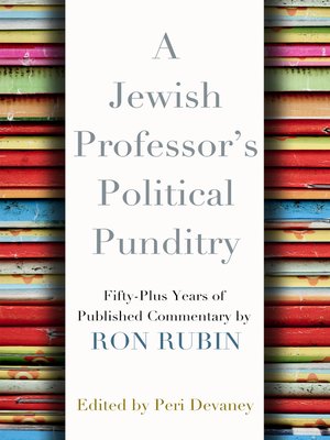 cover image of A Jewish Professor's Political Punditry